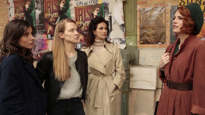 Flore Bonaventura, Odile Vuillemin, Helena Noguerra et Elodie Frégé 